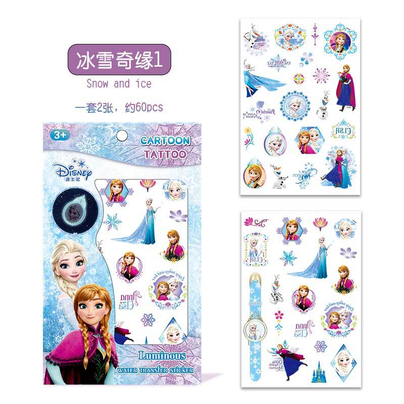 정품 겨울왕국 2 3D 야광 타투 스티커, 핸드 아카운 - Elsa Gadget 리뷰 및 가격
