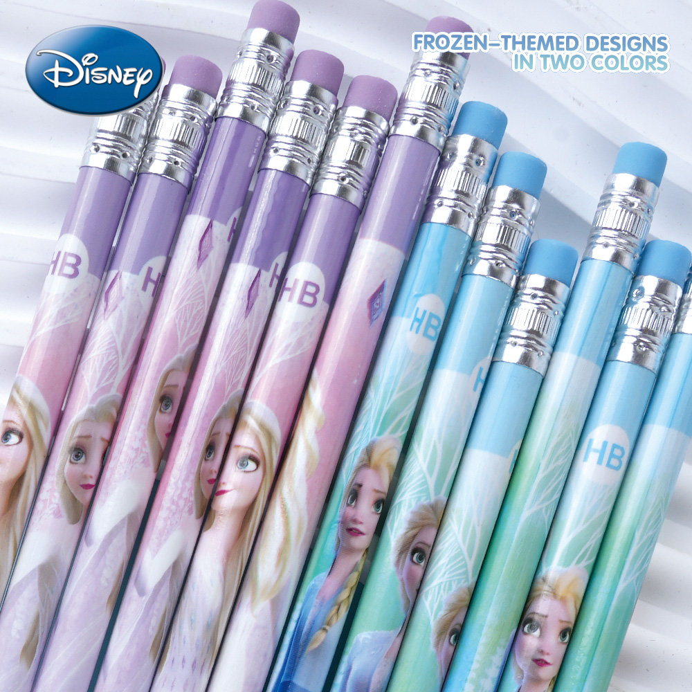 디즈니 겨울왕국 엘사 HB 연필 12개입, 고무 헤드가 - Elsa Gadget 리뷰 및 가격