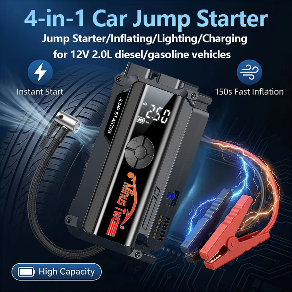 4 in 1 6000A 피크 자동차 점프 스타터, 16 - Electronics Gadgets For Car 리뷰 및 가격